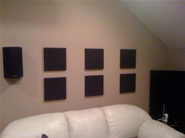 Media Room Acoustic panels
